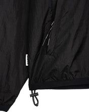 Načíst obrázek do prohlížeče Galerie, UNFAIR ATHLETICS ELEMENTARY CRUSHED HALFZIP BLACK KURTKA
