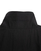 Načíst obrázek do prohlížeče Galerie, UNFAIR ATHLETICS ELEMENTARY CRUSHED HALFZIP BLACK KURTKA

