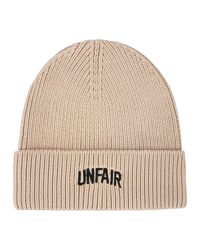 Unfair Athletics Organic Knit Beanie Beige czapka zimowa