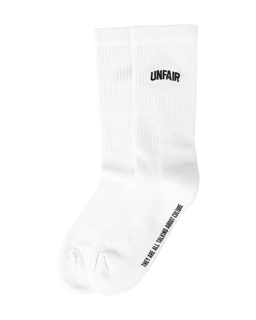 UNFAIR ATHLETICS TAATAC SOCKS WHITE SKARPETKI