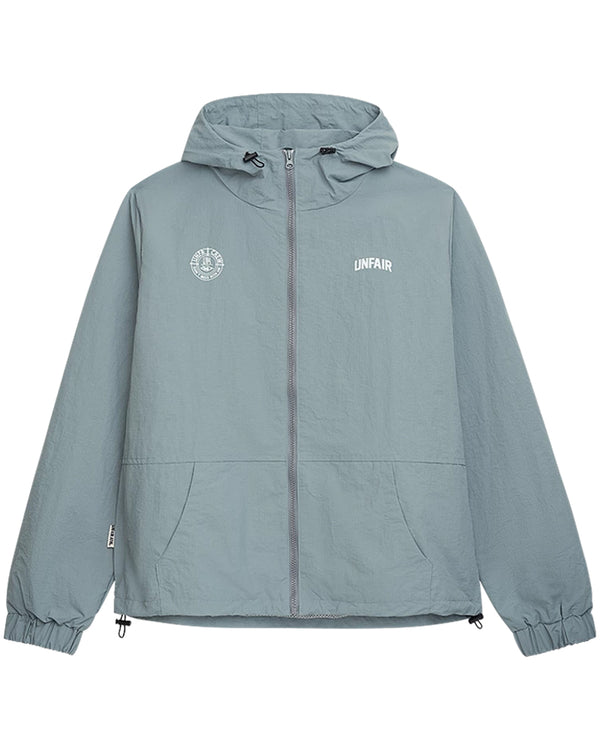 UNFAIR ATHLETICS TWO SIDES RAINJACKET ULTIMATE GREY KURTKA