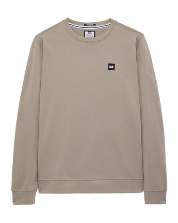 WEEKEND OFFENDER FERRER SWEATSHIRT BARK BROWN BLUZA