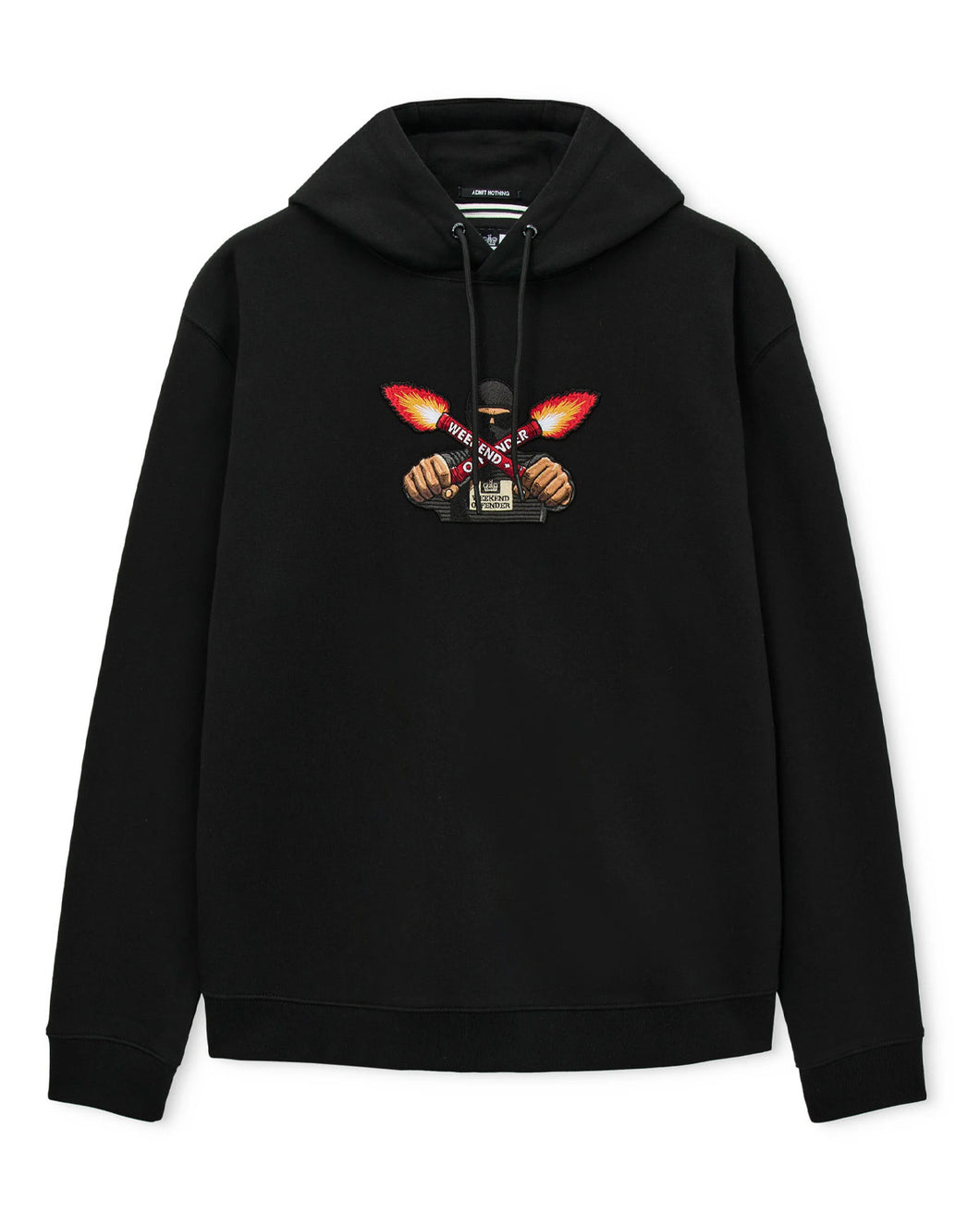 Weekend Offender Fulgar Hoodie Black | Casual Authentic