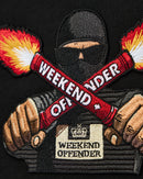 Načíst obrázek do prohlížeče Galerie, Weekend Offender Fulgar Graphic Black Bluza z kapturem
