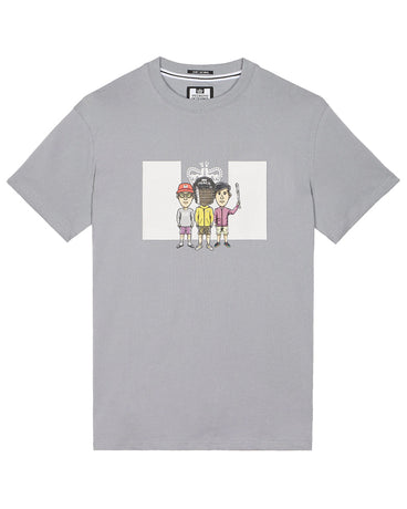 WEEKEND OFFENDER GRAPHIC SMOKEY GREY T-SHIRT