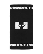Załaduj obraz do przeglądarki galerii, WEEKEND OFFENDER GREAVES TOWEL BLACK RĘCZNIK
