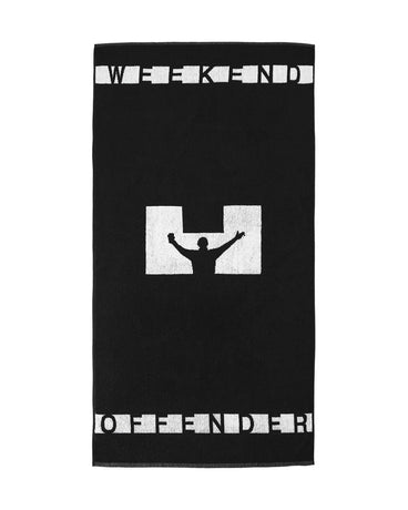 WEEKEND OFFENDER GREAVES TOWEL BLACK RĘCZNIK