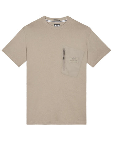 WEEKEND OFFENDER JUAREZ BARK BROWN T-SHIRT