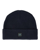 Załaduj obraz do przeglądarki galerii, Weekend Offender Kettama Rib Knit Beanie Navy czapka zimowa
