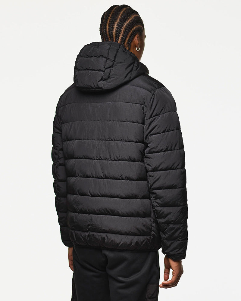 Weekend Offender La Guardia Puffer Jacket Black | Casual Authentic