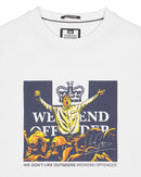 Load image into Gallery viewer, WEEKEND OFFENDER LEO GREGORY TEE WHITE T-SHIRT
