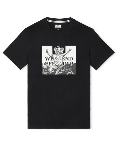 Weekend Offender Leo Gregory Mono Graphic Black T-Shirt 