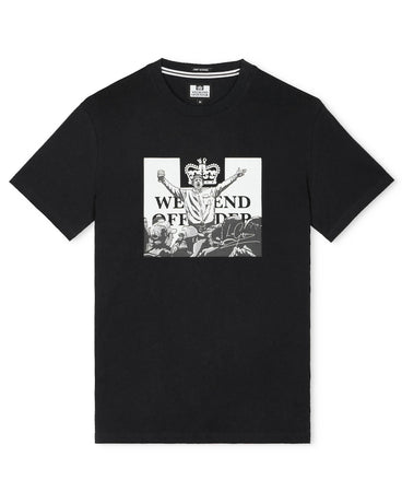 Weekend Offender Leo Gregory Mono Graphic Black T-Shirt 