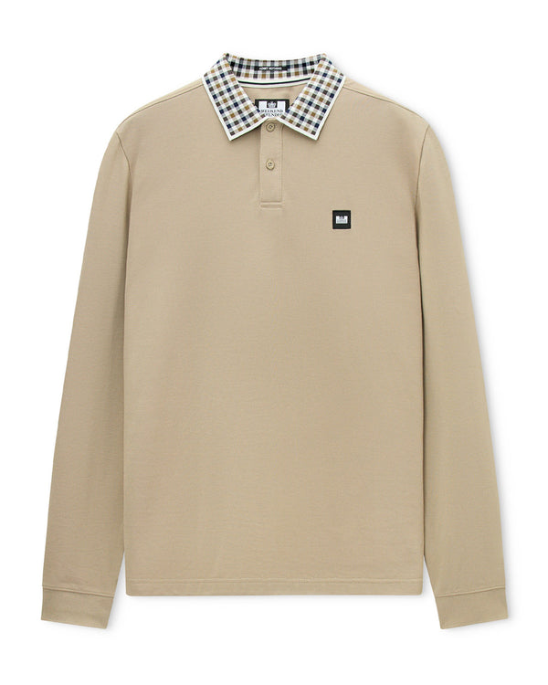 Weekend Offender longsleeve bawełniany beżowy