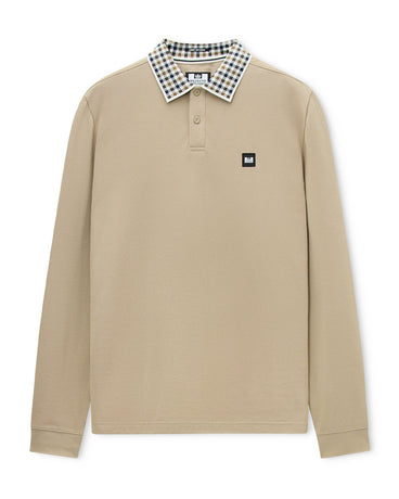 Weekend Offender longsleeve bawełniany beżowy