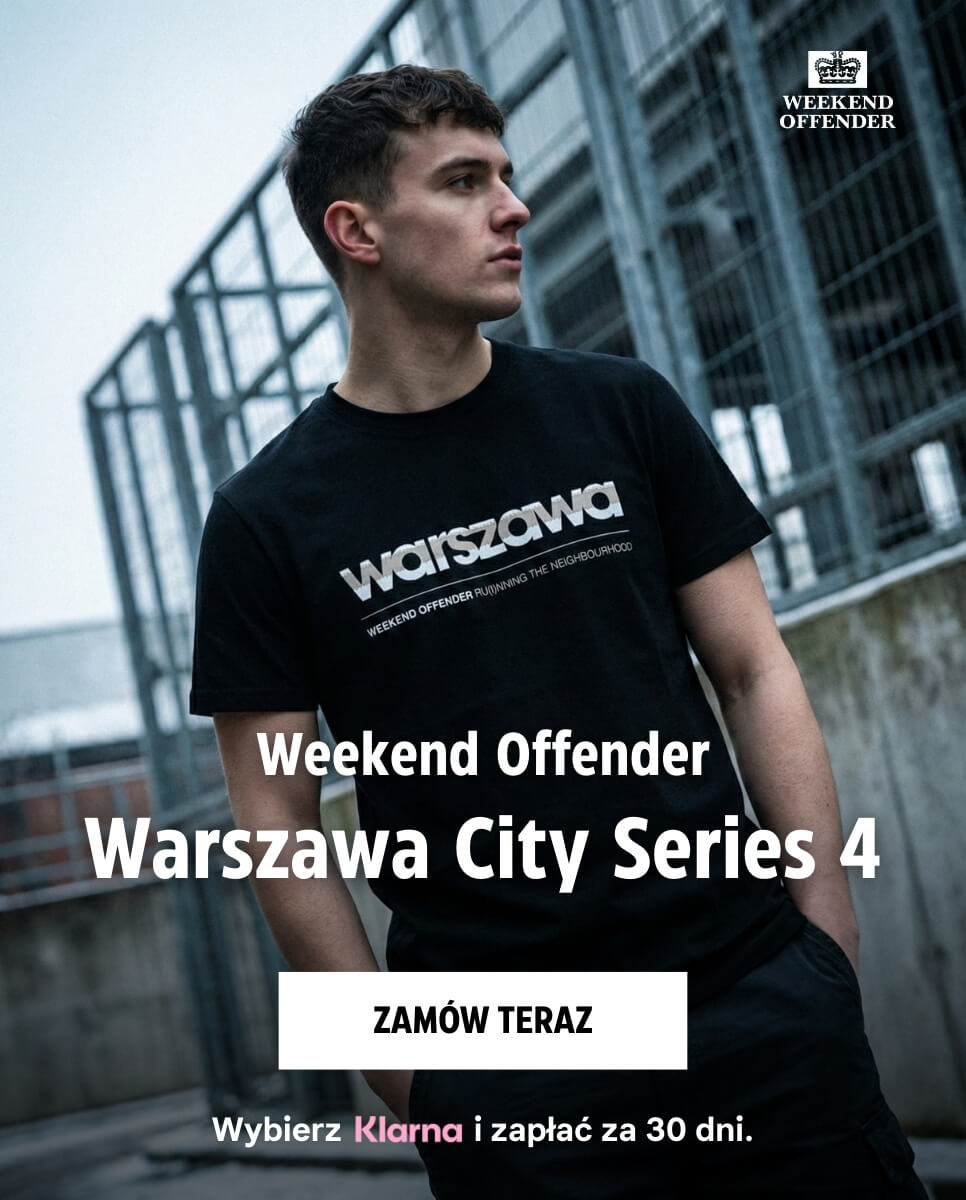 Nowa koszulka Weekend Offender Warszawa z najnowszej kolekcji City Series 4.