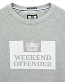 Načíst obrázek do prohlížeče Galerie, WEEKEND OFFENDER PENITENTIARY GREY MARL BLUZA
