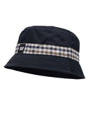 Načíst obrázek do prohlížeče Galerie, WEEKEND OFFENDER QUEENSLAND NAVY/MID HOUSE CHECK BUCKET HAT
