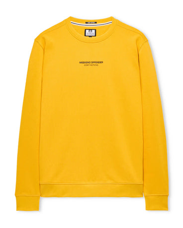 WEEKEND OFFENDER RAVAL CREW HONEY YELLOW BLUZA