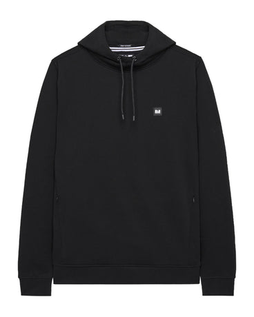 WEEKEND OFFENDER RIBBE HOODIE BLACK BLUZA