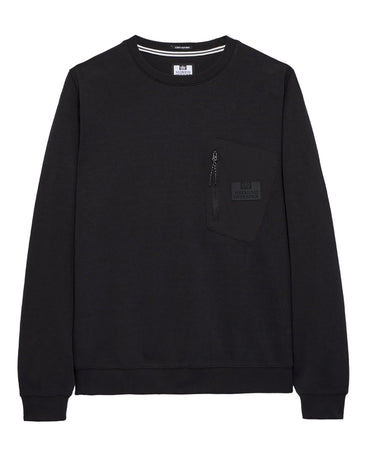 WEEKEND OFFENDER SAN TELMO SWEATSHIRT BLACK BLUZA