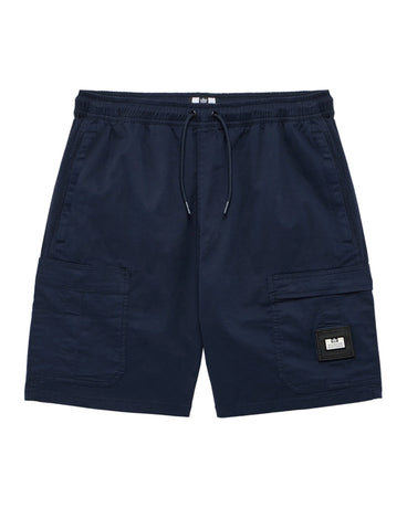 WEEKEND OFFENDER UPTOWN UTILITY SHORTS NAVY SPODENKI