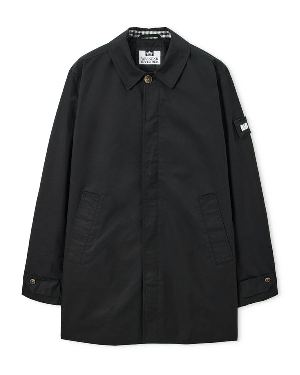 Weekend Offender Whitehouse Mac Jacket Black płaszcz