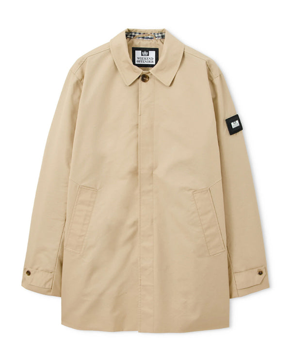 Weekend Offender Whitehouse Mac Jacket Stone płaszcz