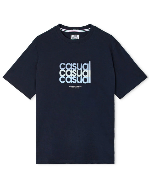 Weekend Offender W.O.L. Graphic Navy T-shirt