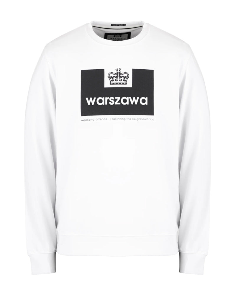 WEEKEND OFFENDER WARSZAWA CITY SERIES 2 WHITE BLUZA