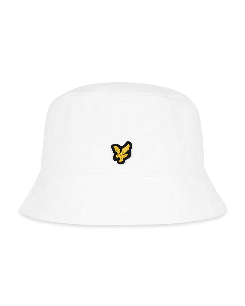 LYLE & SCOTT TWILL BUCKET HAT WHITE