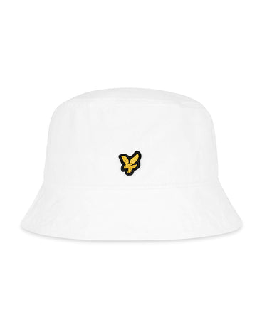LYLE & SCOTT TWILL BUCKET HAT WHITE