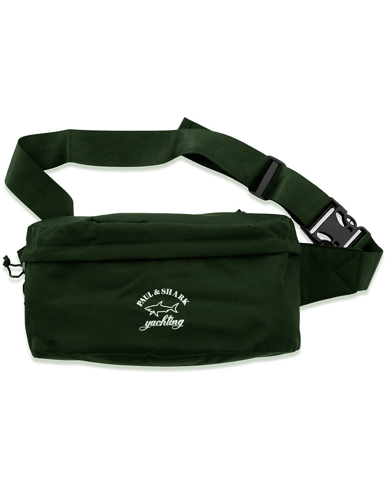 PAUL & SHARK WOVEN WAIST BAG KHAKI SASZETKA