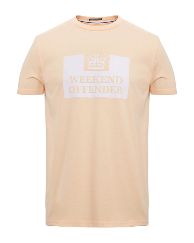WEEKEND OFFENDER PRISON APRICOT T-SHIRT