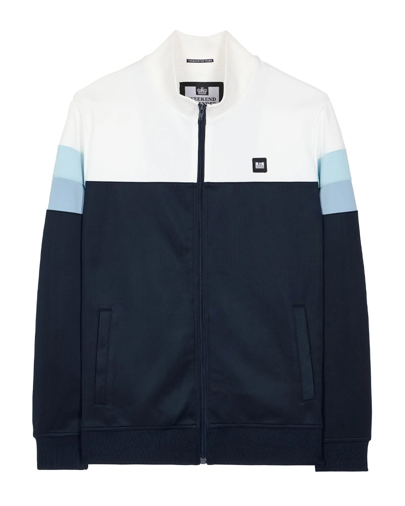 WEEKEND OFFENDER VENDETTI TRACK TOP NAVY BLUZA