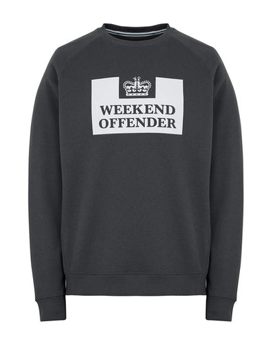 WEEKEND OFFENDER PENITENTIARY DARK CHARCOAL BLUZA